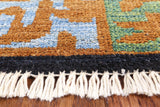Persian Gabbeh Hand Knotted Wool Area Rug - 8' 4" X 9' 7" - Golden Nile