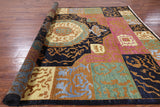 Persian Gabbeh Hand Knotted Wool Area Rug - 8' 4" X 9' 7" - Golden Nile
