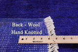 Overdyed Full Pile Wool Handmade Rug - 8' 3" X 9' 7" - Golden Nile