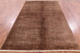 Full Pile Overdyed Handmade Wool Rug - 6' 0" X 9' 2" - Golden Nile