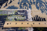 Ikat Hand Knotted Wool Rug - 6' 0" X 8' 10" - Golden Nile