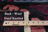 Ikat Handmade Wool Area Rug - 6' 2" X 8' 9" - Golden Nile