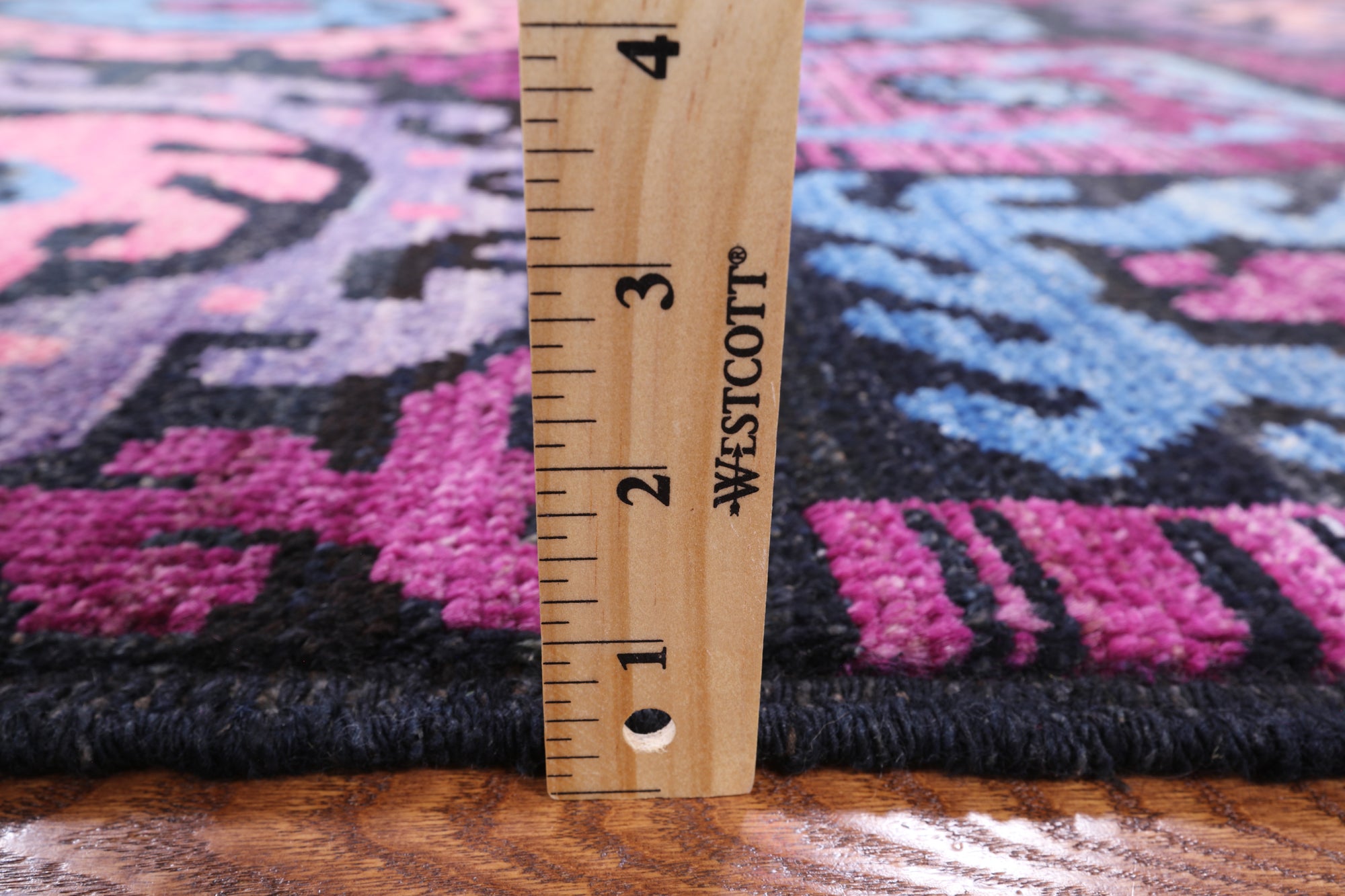 Ikat Handmade Wool Area Rug - 6' 2" X 8' 9" - Golden Nile
