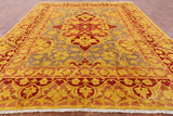 William Morris Hand Knotted Wool Area Rug - 9' 1" X 11' 10" - Golden Nile