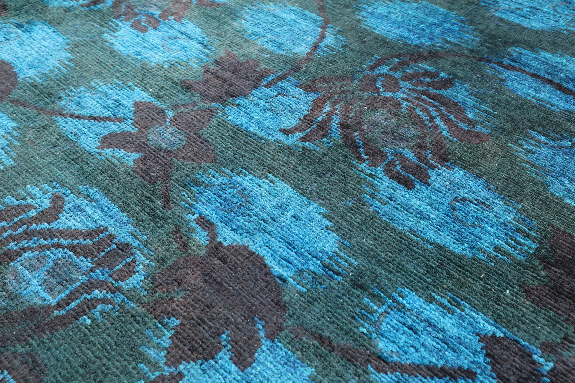 William Morris Hand Knotted Wool Rug - 8' 10" X 11' 8" - Golden Nile