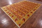 William Morris Hand Knotted Area Rug - 8' 2" X 10' 4" - Golden Nile