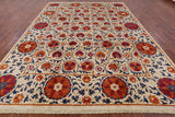 William Morris Hand Knotted Wool Area Rug - 9' 2" X 12' 7" - Golden Nile