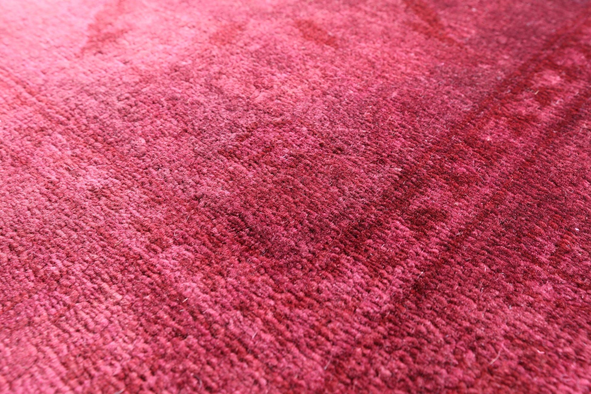 Full Pile Overdyed Handmade Wool Rug - 9' 1" X 11' 11" - Golden Nile