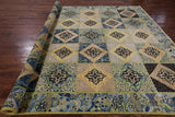 William Morris Hand Knotted Wool Area Rug - 8' 10" X 11' 7" - Golden Nile