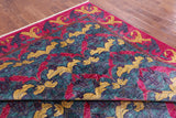 Blue William Morris Handmade Area Rug - 8' 9" X 12' 6" - Golden Nile