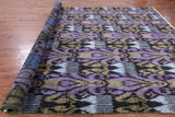 Ikat Handmade Wool Area Rug - 9' 0" X 12' 5" - Golden Nile