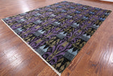 Ikat Handmade Wool Area Rug - 9' 0" X 12' 5" - Golden Nile