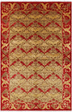 William Morris Hand Knotted Area Rug - 6' 3" X 9' 10" - Golden Nile