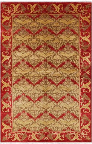 William Morris Hand Knotted Area Rug - 6' 3