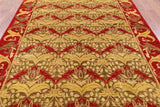 William Morris Hand Knotted Area Rug - 6' 3" X 9' 10" - Golden Nile