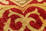 William Morris Hand Knotted Area Rug - 6' 3" X 9' 10" - Golden Nile