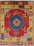Gabbeh Handmade Wool Rug - 9' 5" X 12' 5" - Golden Nile