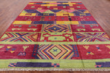 Navajo Design Hand Knotted Wool Rug - 9' 5" X 11' 10" - Golden Nile