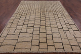Moroccan Hand Knotted Rug - 6' 8" X 8' 10" - Golden Nile