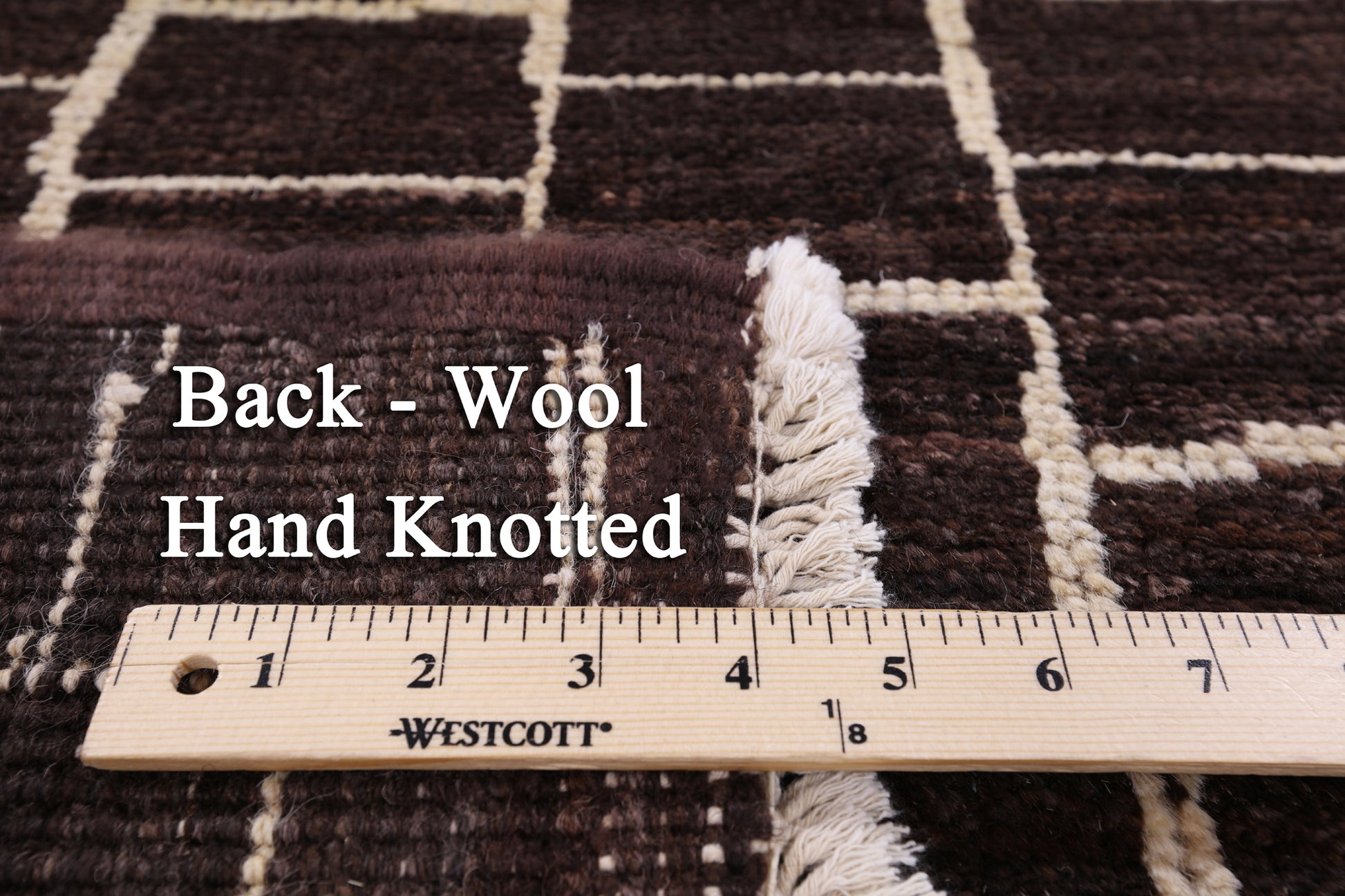 Moroccan Hand Knotted Area Rug - 3' 10" X 5' 10" - Golden Nile