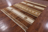 Navajo Design Hand Knotted Wool Rug - 8' 2" X 10' 6" - Golden Nile
