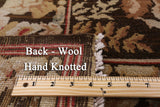 William Morris Handmade Wool Rug - 9' 11" X 13' 11" - Golden Nile