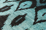 Ikat Handmade Wool Area Rug - 7' 9" X 10' 0" - Golden Nile