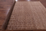 Moroccan Hand Knotted Area Rug - 8' 6" X 12' - Golden Nile