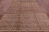 Moroccan Hand Knotted Area Rug - 8' 6" X 12' - Golden Nile