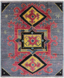 Ikat Handmade Wool Area Rug - 8' 7" X 10' 7" - Golden Nile