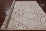 Moroccan Hand Knotted Area Rug - 8' 2" X 9' 10" - Golden Nile