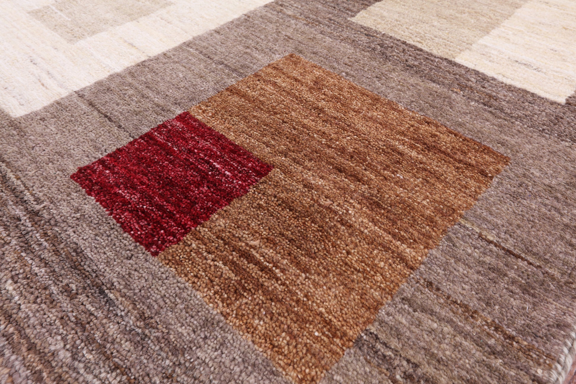 Persian Gabbeh Hand Knotted Wool Rug - 5' 8" X 8' 4" - Golden Nile