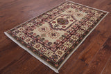 3 X 5 Handmade Oriental Super Kazak Rug - Golden Nile