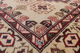 3 X 5 Handmade Oriental Super Kazak Rug - Golden Nile