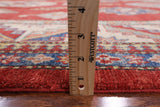 Red Kazak Hand Knotted Wool Rug - 8' 4" X 12' 0" - Golden Nile