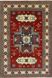 6 X 9 Geometric Super Kazak Area Rug - Golden Nile