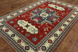 6 X 9 Geometric Super Kazak Area Rug - Golden Nile