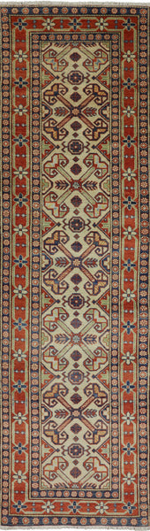 3 X 10 Runner Super Kazak Area Rug - Golden Nile