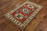 Oriental Super Kazak 3 X 5 Area Rug - Golden Nile