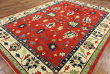 Super Kazak Handmade Rug 9 X 12 - Golden Nile