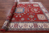 Red Kazak Hand Knotted Rug - 8' 8" X 11' 2" - Golden Nile
