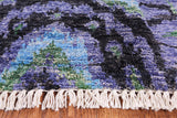 Ikat Hand Knotted Wool Rug - 7' 10" X 10' 4" - Golden Nile