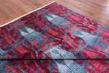 Ikat Hand Knotted Area Rug - 7' 10" X 9' 10" - Golden Nile