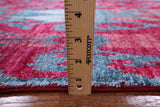 Ikat Hand Knotted Area Rug - 7' 10" X 9' 10" - Golden Nile
