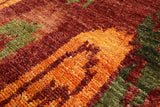 Ikat Handmade Wool Rug - 8' 10" X 12' 3" - Golden Nile