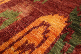 Ikat Handmade Wool Rug - 8' 10" X 12' 3" - Golden Nile