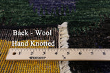 Ikat Hand Knotted Wool Area Rug - 6' 1" X 9' 1" - Golden Nile