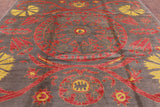 Arts & Crafts Hand Knotted Wool Area Rug - 9' 5" X 11' 8" - Golden Nile