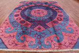 Ikat Handmade Wool Area Rug - 9' 5" X 12' 1" - Golden Nile