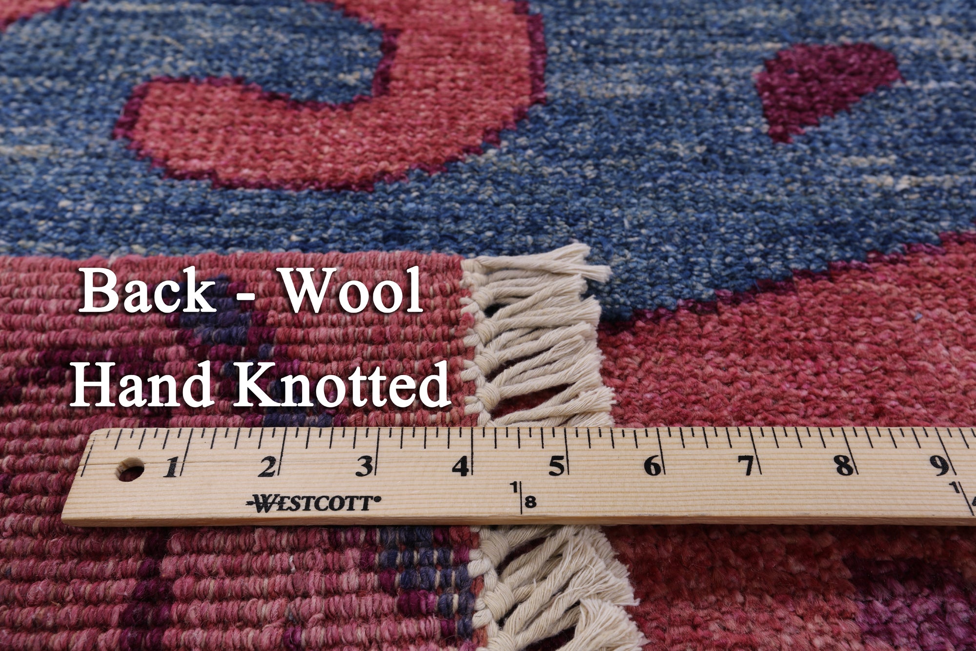 Ikat Handmade Wool Area Rug - 9' 5" X 12' 1" - Golden Nile